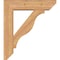 Ekena Millwork Funston Slat Smooth Bracket w/ Offset Brace, Western Red Cedar, 7 1/2"W x 30"D x 34"H BKT0806X30X34FST06SWR - alternate 2